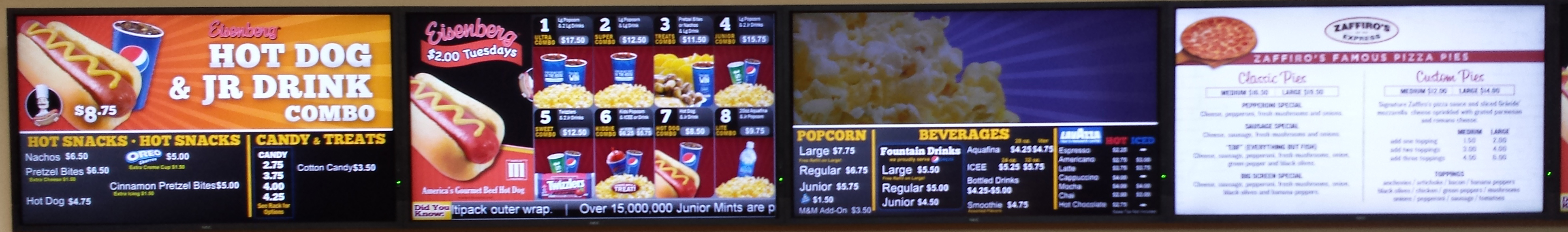 popcorn menu